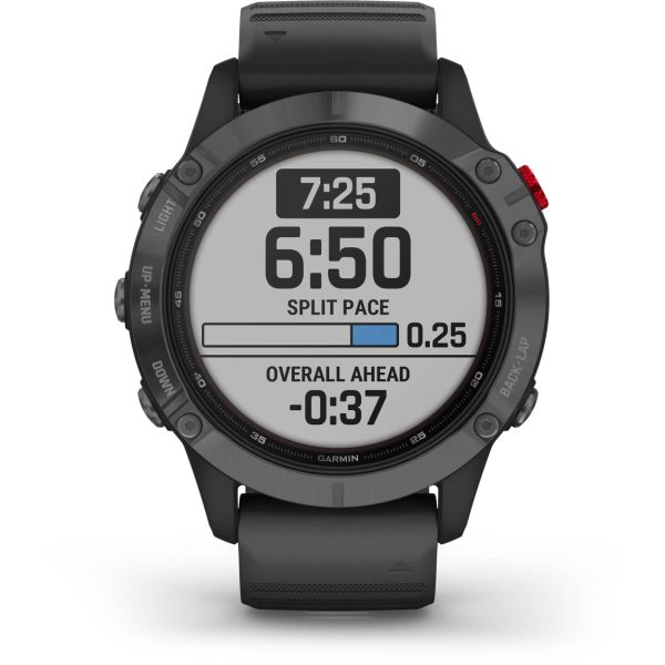 Garmin Fenix 6 - Pro Solar Edition (Slate Gray with Black Band)