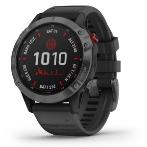 Garmin Fenix 6 - Pro Solar Edition (Slate Gray with Black Band)