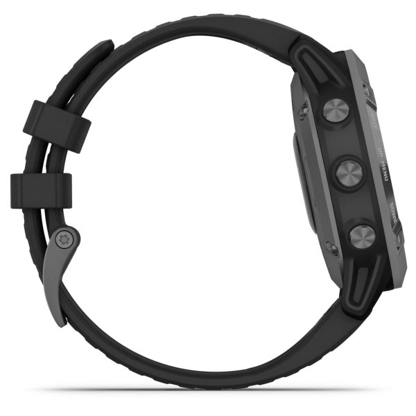 Garmin Fenix 6 - Pro Solar Edition (Slate Gray with Black Band)