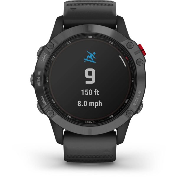 Garmin Fenix 6 - Pro Solar Edition (Slate Gray with Black Band)