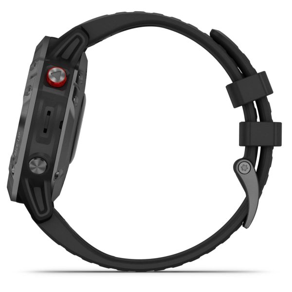 Garmin Fenix 6 - Pro Solar Edition (Slate Gray with Black Band)