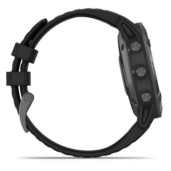 Garmin Fenix 6 - Pro Sapphire Edition (Carbon Gray DLC with Black Band)