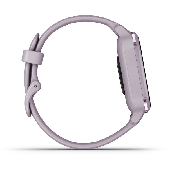 Garmin Venu Sq (Metallic Orchid Aluminum Bezel with Orchid Case and Silicone Band)