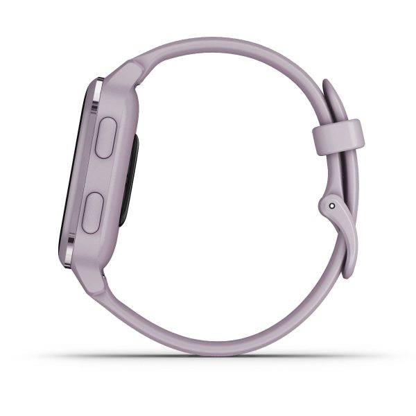 Garmin Venu Sq (Metallic Orchid Aluminum Bezel with Orchid Case and Silicone Band)