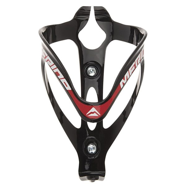 Merida Plastic Bottle Cage – black (red/grey)