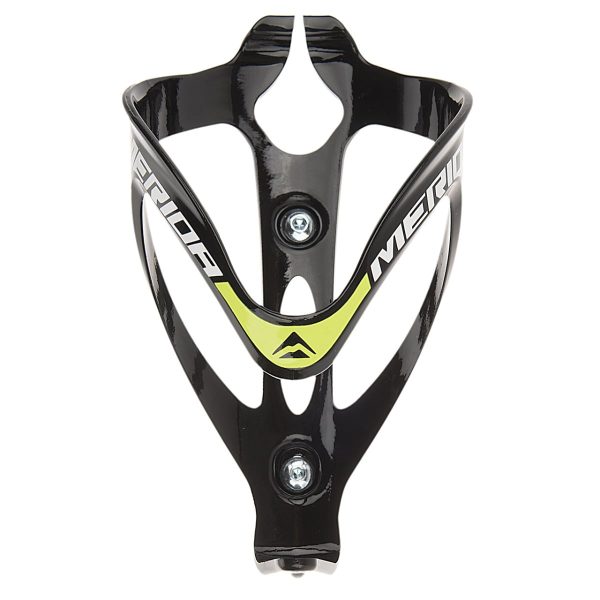 Merida Plastic Bottle Cage – black (green/magenta)