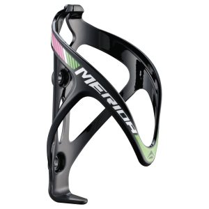 Merida Plastic Bottle Cage – black (green/magenta)