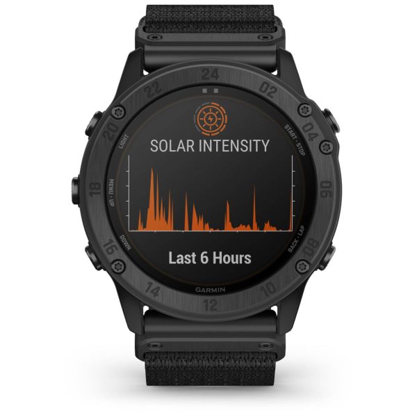 Garmin Tactix Delta - Solar Edition (Solar-powered Tactical GPS Watch with Nylon Band)