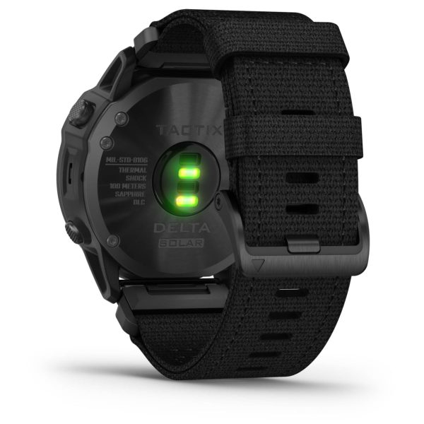 Garmin Tactix Delta - Solar Edition (Solar-powered Tactical GPS Watch with Nylon Band)