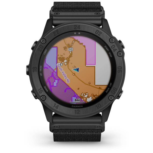 Garmin Tactix Delta - Solar Edition (Solar-powered Tactical GPS Watch with Nylon Band)