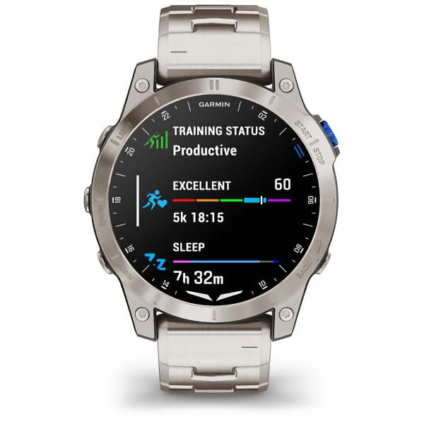 Garmin D2 Mach 1 (Aviator Smartwatch with Vented Titanium Bracelet)