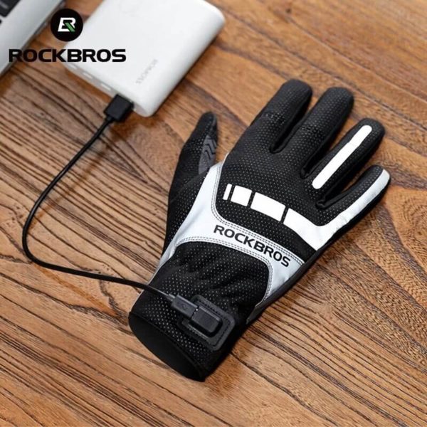 Rockbros S173-1 USB Heated / Windproof Gloves