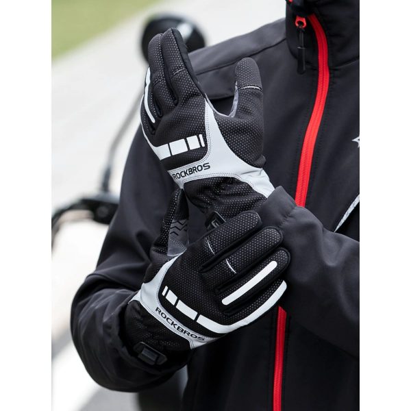 Rockbros S173-1 USB Heated / Windproof Gloves