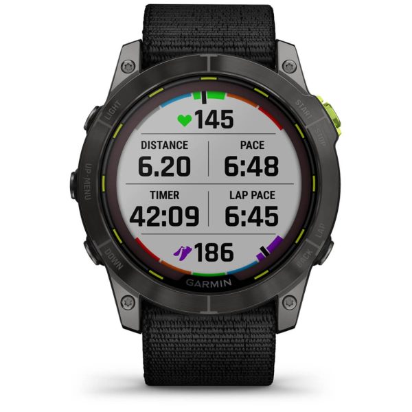 Garmin Enduro 2 (Carbon Gray DLC Titanium with Black UltraFit Nylon Strap)