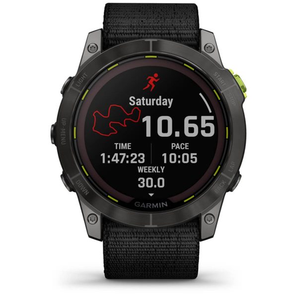 Garmin Enduro 2 (Carbon Gray DLC Titanium with Black UltraFit Nylon Strap)