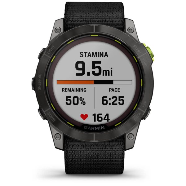 Garmin Enduro 2 (Carbon Gray DLC Titanium with Black UltraFit Nylon Strap)