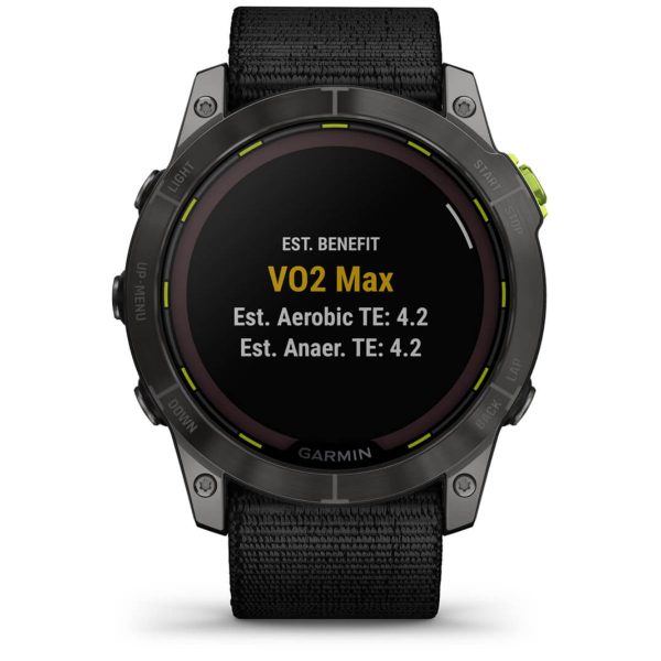 Garmin Enduro 2 (Carbon Gray DLC Titanium with Black UltraFit Nylon Strap)