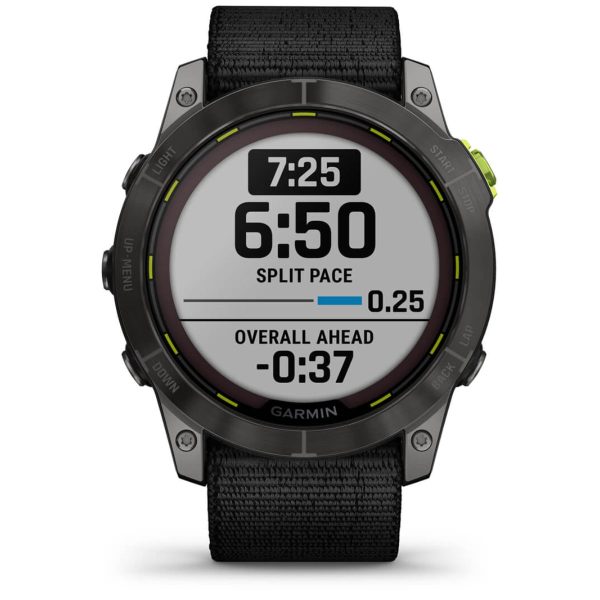 Garmin Enduro 2 (Carbon Gray DLC Titanium with Black UltraFit Nylon Strap)