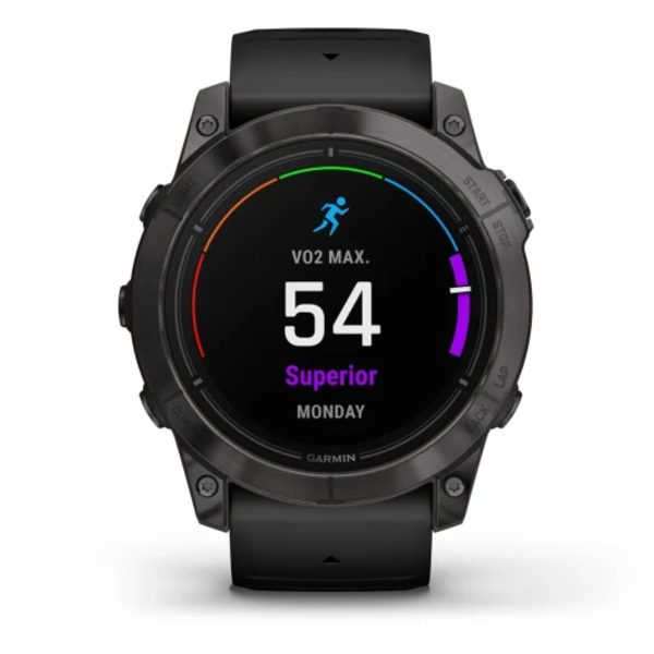 Garmin Epix Pro (Gen 2) 51mm – Sapphire Edition (Carbon Grey DLC Titanium with Black Band)