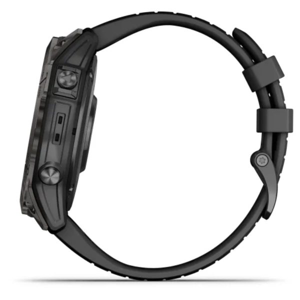 Garmin Epix Pro (Gen 2) 51mm – Sapphire Edition (Carbon Grey DLC Titanium with Black Band)