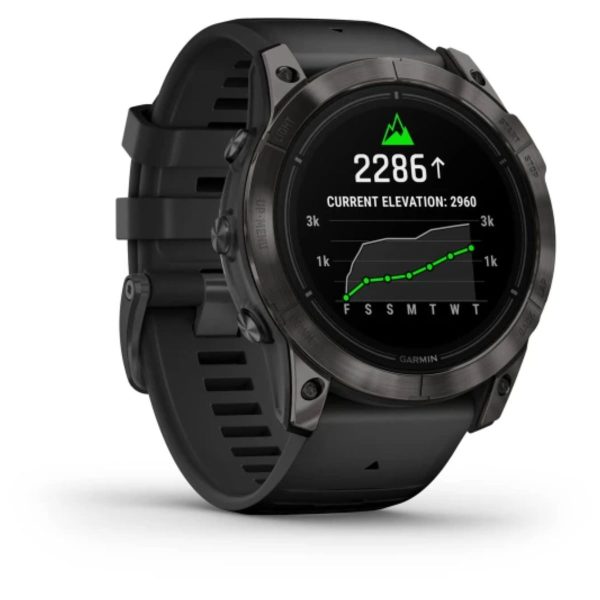 Garmin Epix Pro (Gen 2) 51mm – Sapphire Edition (Carbon Grey DLC Titanium with Black Band)