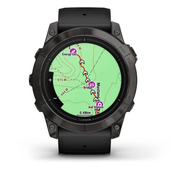 Garmin Epix Pro (Gen 2) 51mm – Sapphire Edition (Carbon Grey DLC Titanium with Black Band)