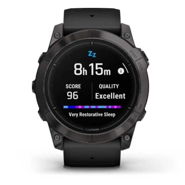 Garmin Epix Pro (Gen 2) 51mm – Sapphire Edition (Carbon Grey DLC Titanium with Black Band)