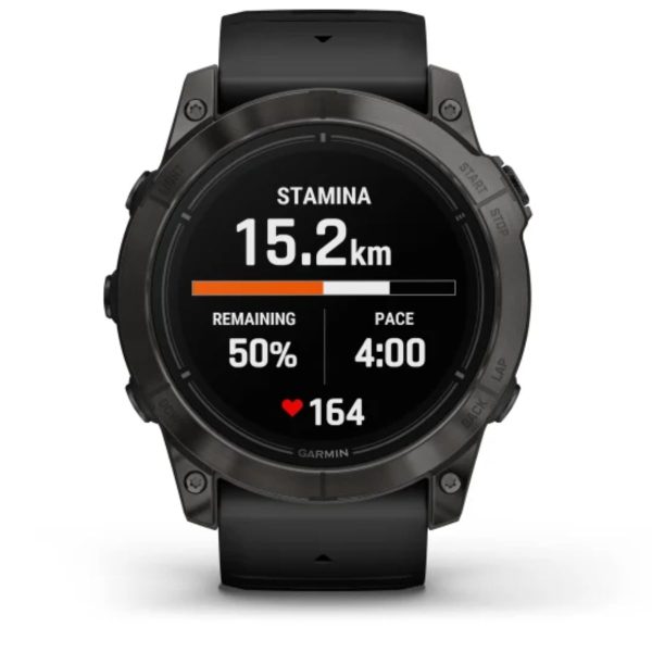 Garmin Epix Pro (Gen 2) 51mm – Sapphire Edition (Carbon Grey DLC Titanium with Black Band)