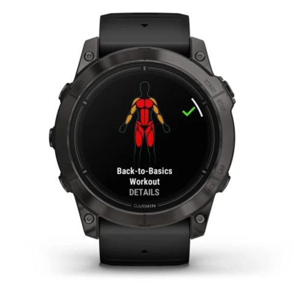 Garmin Epix Pro (Gen 2) 51mm – Sapphire Edition (Carbon Grey DLC Titanium with Black Band)