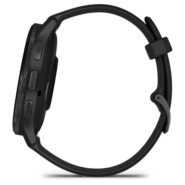 Garmin Venu 3 (Slate stainless steel bezel with black case and silicone band)